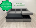 Harmaa Vuodesohva 225x160