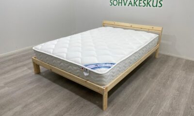 200 x 140 UUSI Sänkypaketti LUNESSA Hybridipatja +  Sänygnrunko