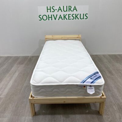 UUSI Sänkypaketti LUNESSA Aura Hybridipatja  + Sänygnrunko 200 x 90
