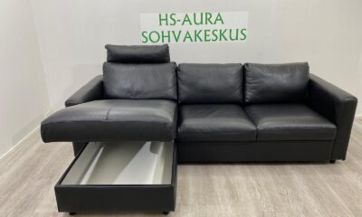 IKEA Vimle Nahka Divaanisohva  + Niskatuki