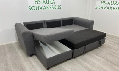 Tummanharmaa Vuodesohva