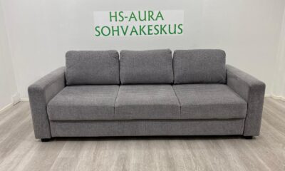 Harmaa 3 Istuttava Vuodesohva