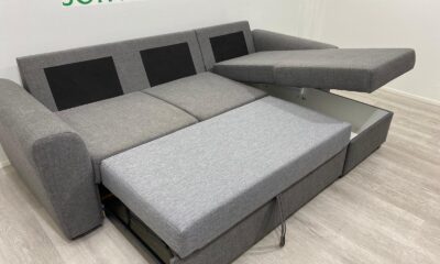 Tummanharmaa Vuodesohva