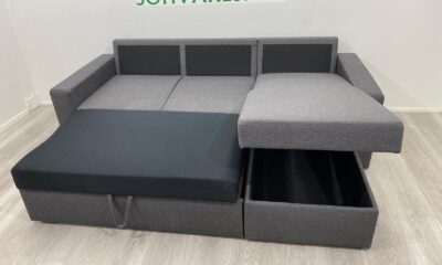 Tummanharmaa Vuodesohva