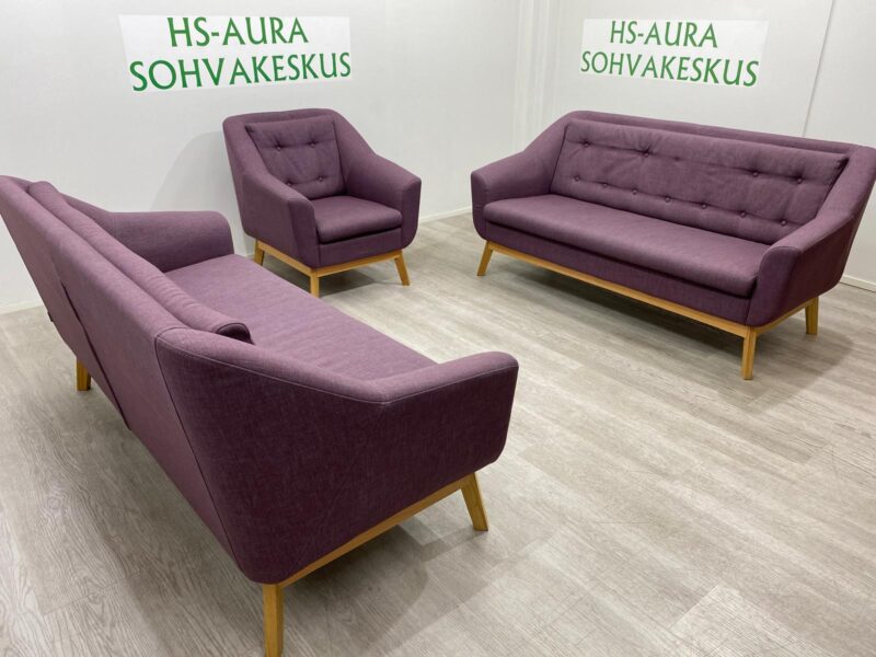 ERMATIKO Sohvaryhmä 3+3+1 - Image 1
