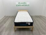 UUSI Sänkypaketti LUNESSA Saphire Hybridipatja  + Sängynrunko 200 x 90