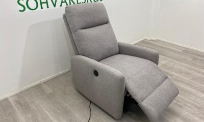 Harmaa Sähkömekanismi Nojatuoli