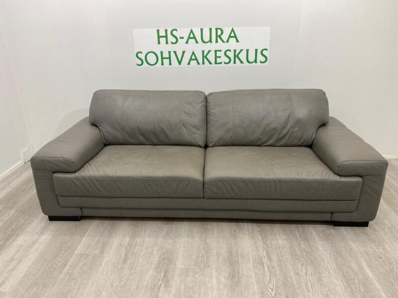 POHJANMAAN 3 Istuttava Aitonahkasohva - Image 1