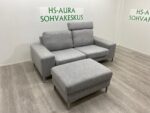 Asko 2,5 Istuttava Sohva + Rahi + Niskatuki