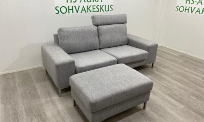 Asko 2,5 Istuttava Sohva + Rahi + Niskatuki