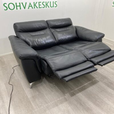 Musta Sähkömekanismi Nahkasohva