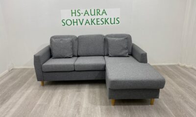 Harmaa Divaanisohva