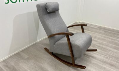 POHJANMAAN Harmaa Keinutuoli