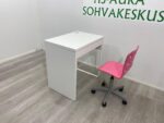 Lasten opiskelupöytä + pinkki säädettävä ja pyörivä tuoli - Image 8