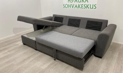 Tummanharmaa Vuodesohva