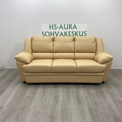 POHJANMAAN SHERATON 3 Istuttava Nahkasohva - KÄYTTÄMÄTÖN