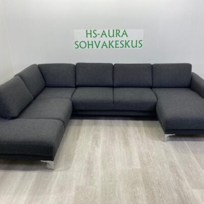 Tummanharmaa CLEVELAND U Kulmasohva