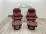 STRESSLESS Lepotuoli + Rahi  2 Kpl