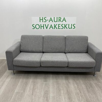 3 Istuttava Harmaa Sohva