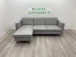Vaaleanharmaa Divaanisohva 227 x 135 - Image 3
