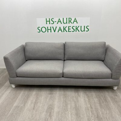 Harmaa Laadukas 3 Istuttava Sohva