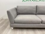 Harmaa Laadukas 3 Istuttava Sohva - Image 2