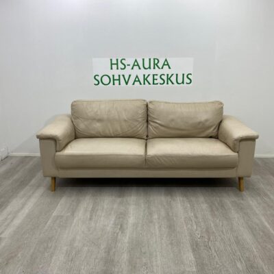 HJORT KNUDSEN 3 Istuttava Nahkasohva