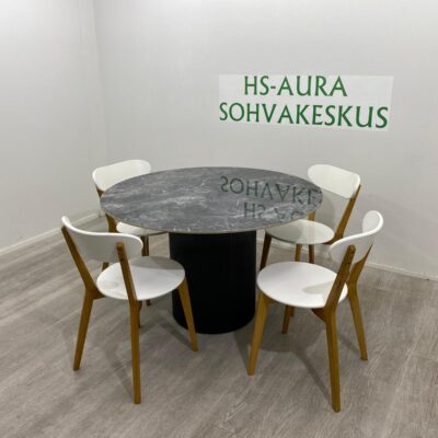 Marmorinen Ruokailuryhmä 120 x 120