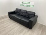 Musta 3 Istuttava Nahkasohva - Image 7