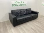Musta 3 Istuttava Nahkasohva - Image 4
