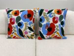 Käsintehdyt tyynyt Marimekko kankaasta, UUSI - Image 6