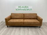 3 Istuttava Nahkasohva