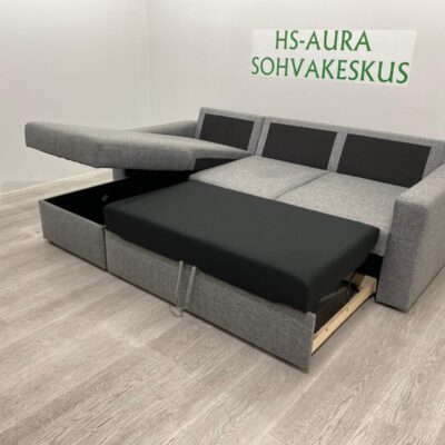 Vaaleanharmaa Vuodesohva 230 x 160