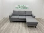 Harmaa Divaanisohva 195x145