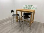Baaripöytä + 2 Baarijakkaraa
